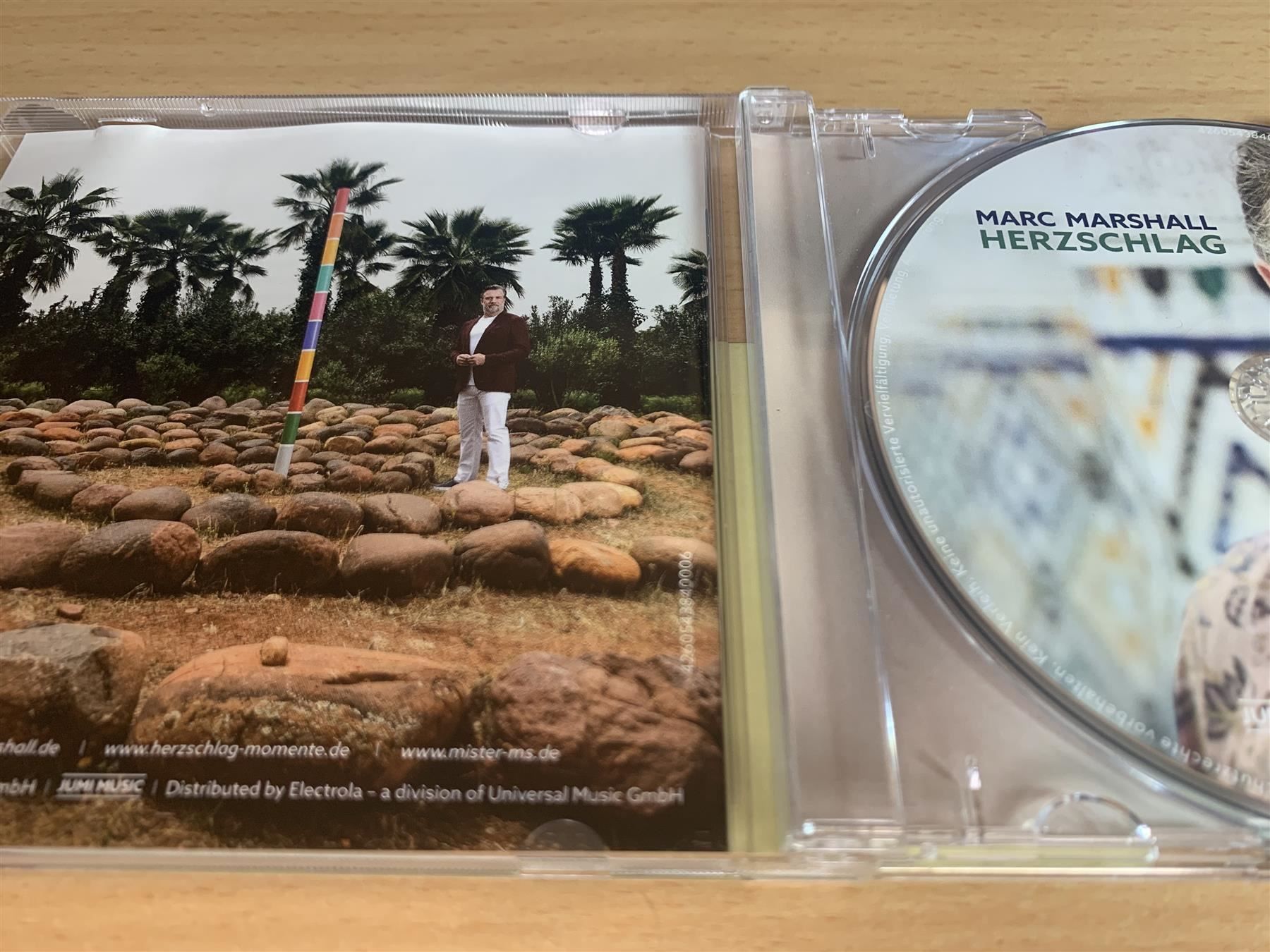 CD: Marc Marshall  - Herzschlag – Usato da Rikon im Tösstal venduto da Alpenmutz 2