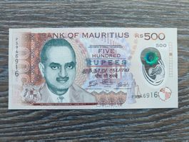 Mauritius 500 Rupees 2022, polymer !!!!!!