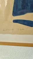 Holzschnitt T. Gehr Kunstdruck signiert Unikat gerahmt
