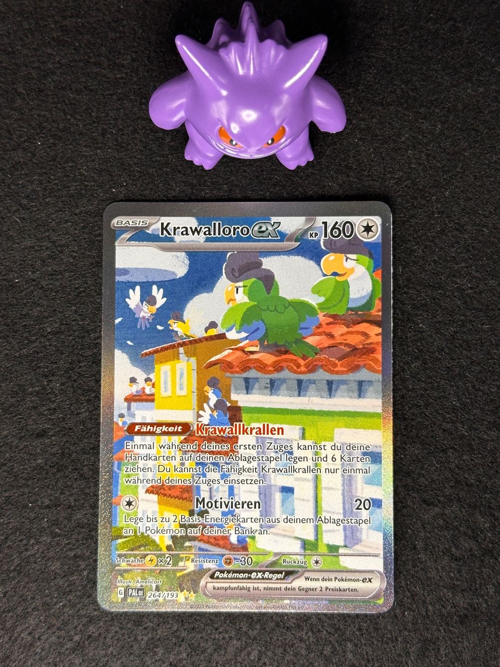 Pokémon Cartes à collectionner: Entwicklung in Paldea - Krawalloro ex PAL 264 DE – Neuf (Voir description) à Winterthur par MonCards