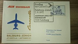 Swissair Salzburg - Zürich 02.09.1971
