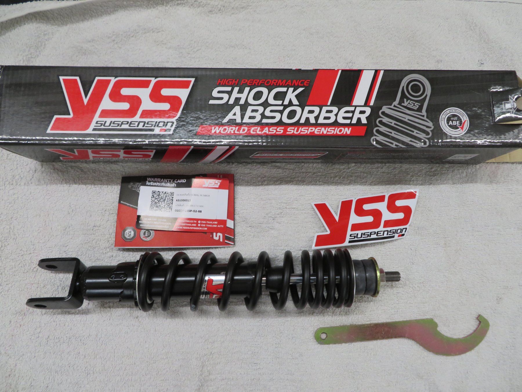 Yss Alle Motorradersatzteile: YSS Stossdämpfer 222-022 neu mit ABE – Neu und originalverpackt aus Wolfhausen von GSRicky