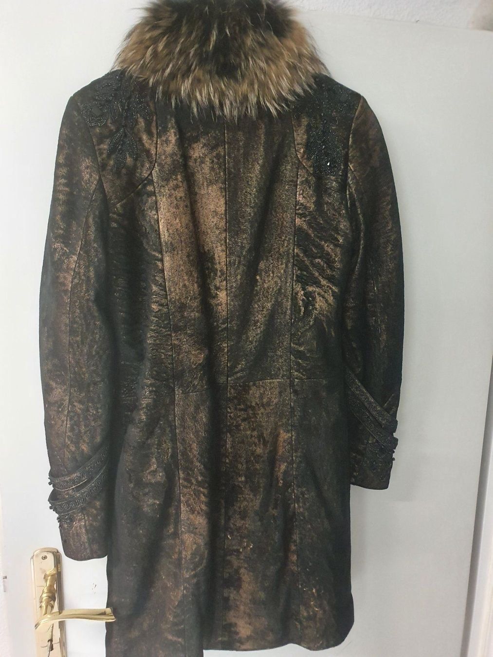 Cappotti: Leder/Lammfellmantel Gr. 38 – Nuovo (secondo la descrizione) da Basel venduto da lilavintage 2