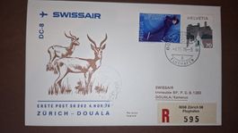 Swissair Zürich - Douala 04.11.1976