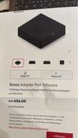 Sonos Port Audio Adapter schwarz gebrauchter Zustand