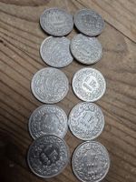 1 Fr. 1909 10 Silber Münzen gute Erhaltung