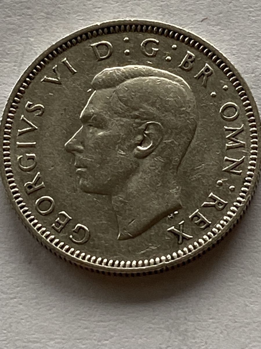 Alle Münzen: Royaume-Uni, 1 Shilling 1945 argent – Gebraucht aus Corsier-sur-Vevey von Ginoarturo