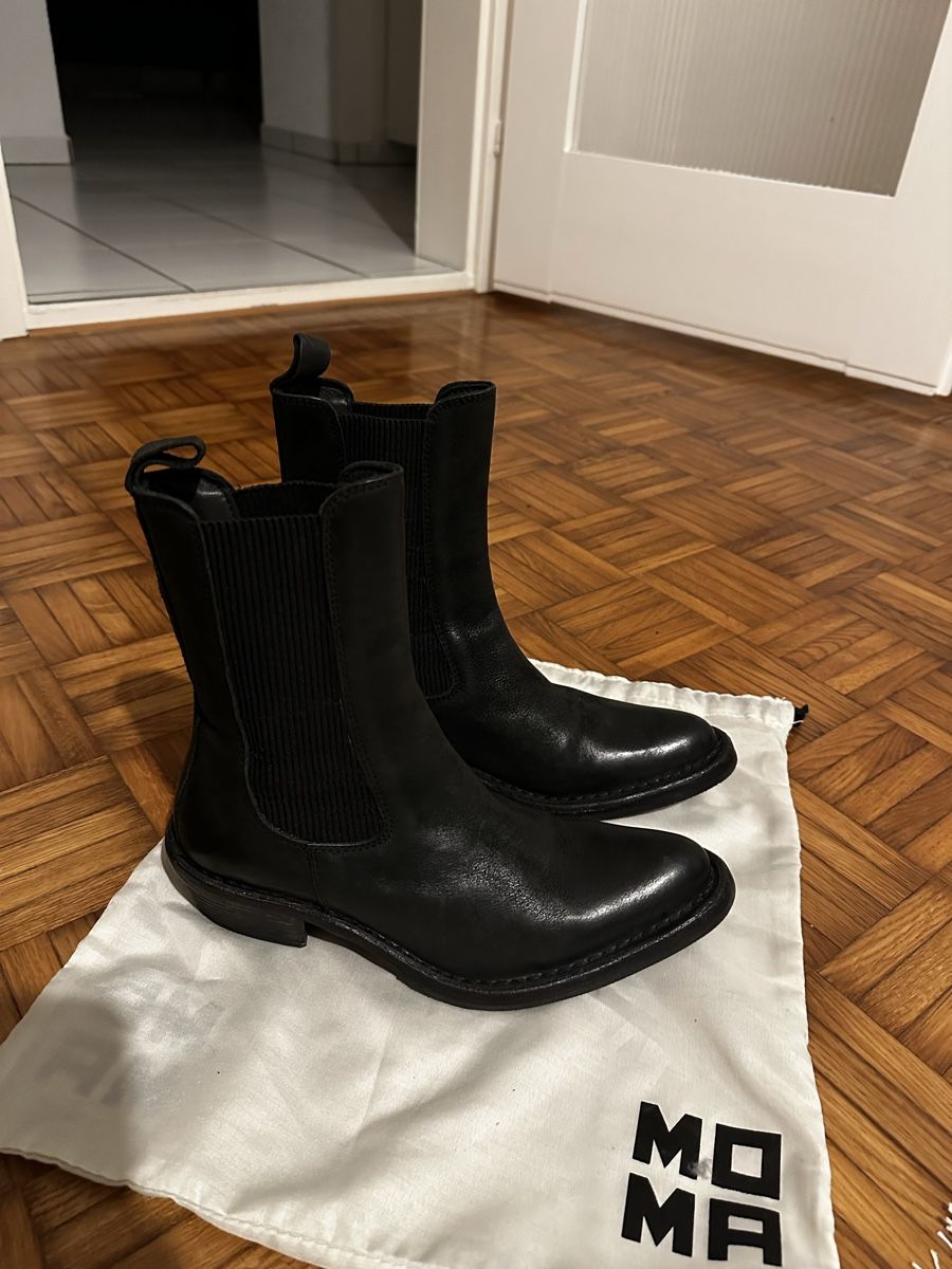 Moma Scarpe da donna: MOMA Leather Boots – Nuovo (secondo la descrizione) da Dübendorf venduto da din_dl9l 1