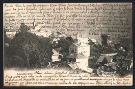 AK Louèche-Ville, Panorama, 1907