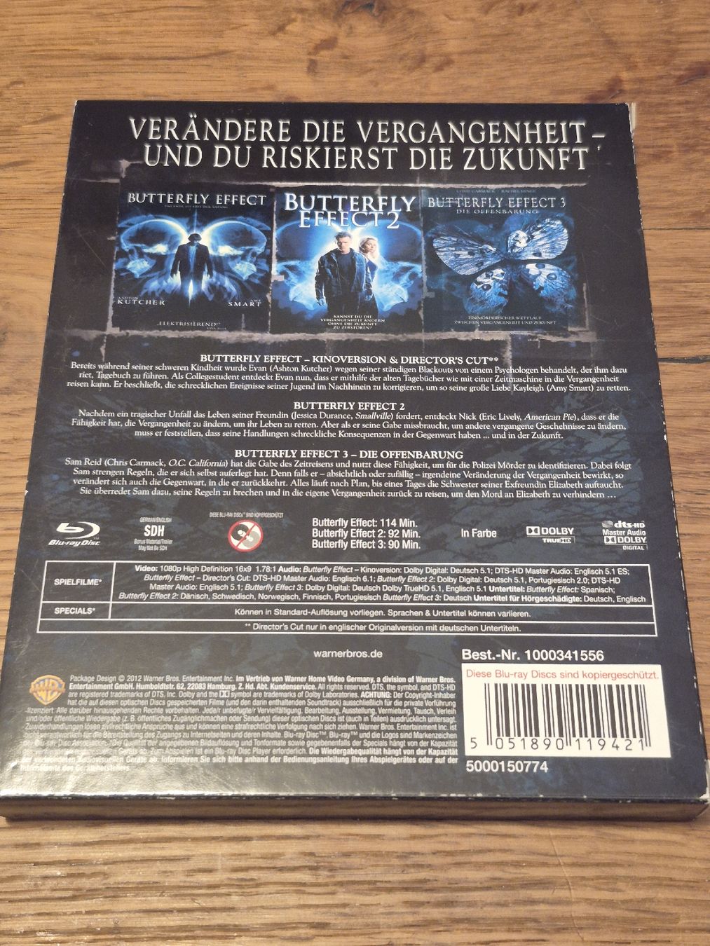 Tous les DVDs: Butterfly Effect - Collection (Blu-ray Box Set)  – D'occasion à Oberembrach par giu_7ksd 1