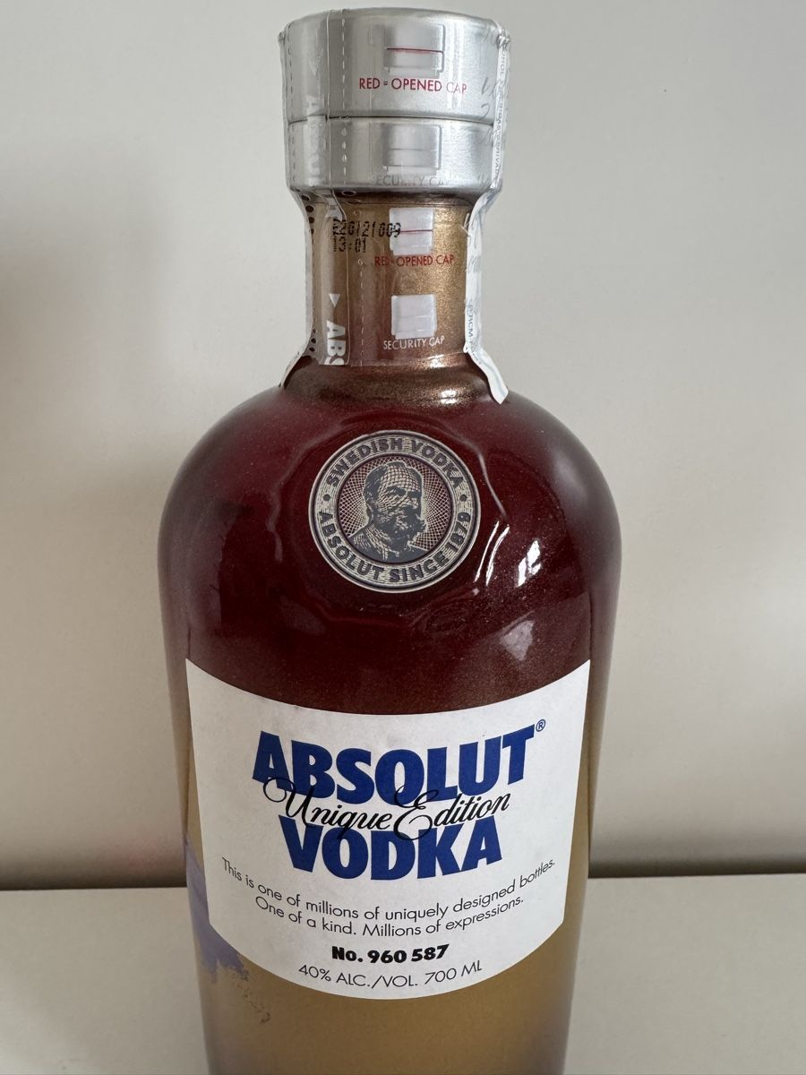 Absolut Vodka Bevande alcoliche: Absolut Vodka Unique, SC, 2012, limited edition – Nuovo e nell'imballaggio originale da Mettmenstetten venduto da RLR2905 1