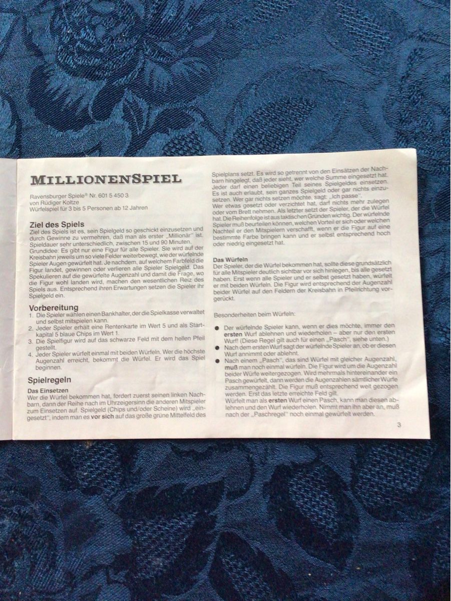 Ravensburger Spiele: Millionenspiel von Ravensburger – Gebraucht aus Oftringen von anbara 5