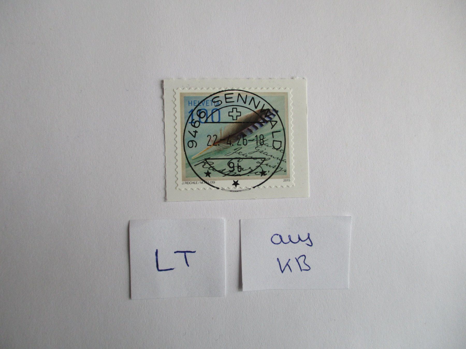Tutti i francobolli: Voll Letztagsstempel der Poststelle 9466 Sennwald – Usato da Langnau b. Reiden venduto da Aktuell88