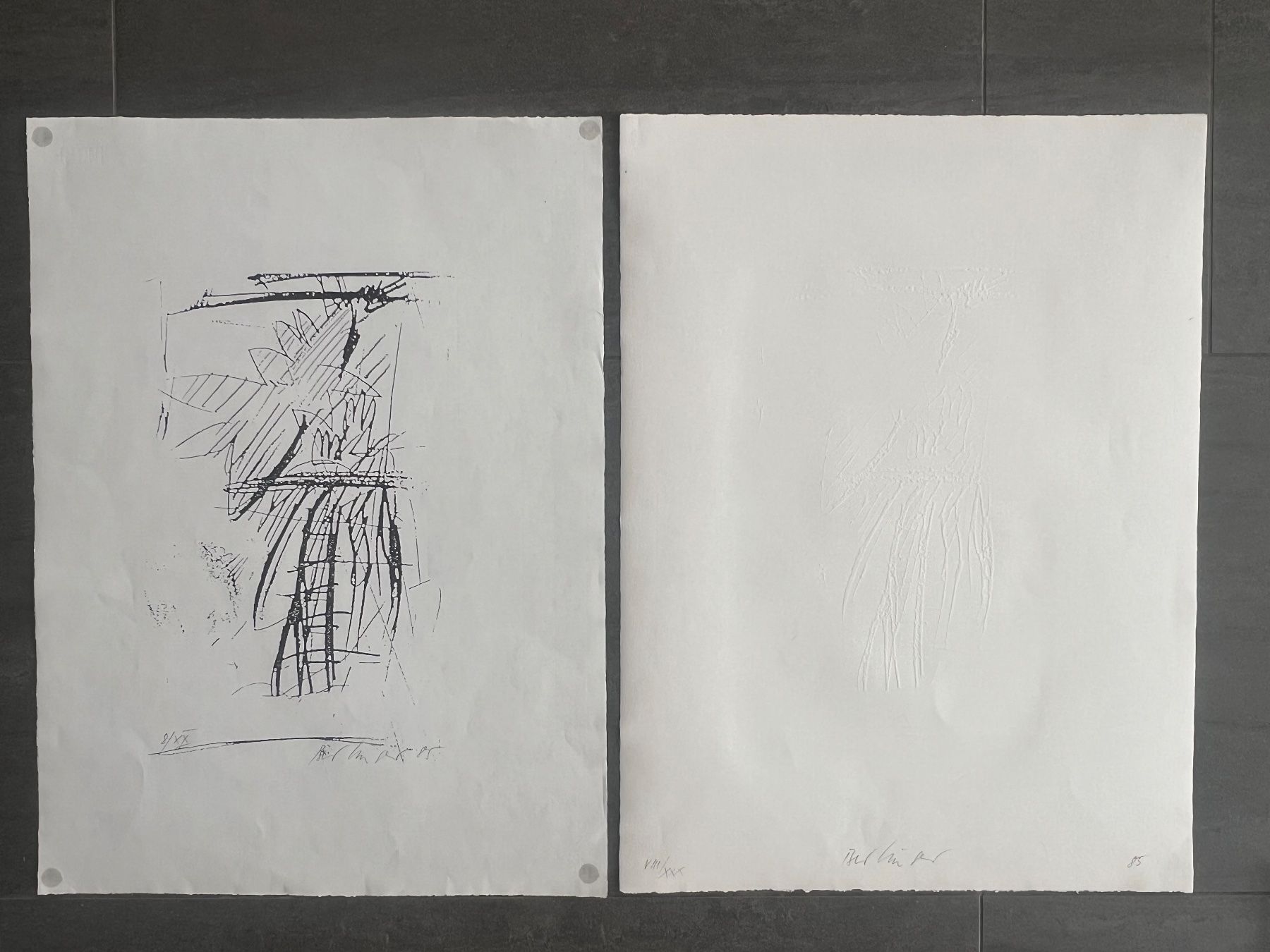 Grafica & Litografie: Konvolut: 20 handsignierte Originalgrafiken – Usato da Rain venduto da Pic-Ass 9