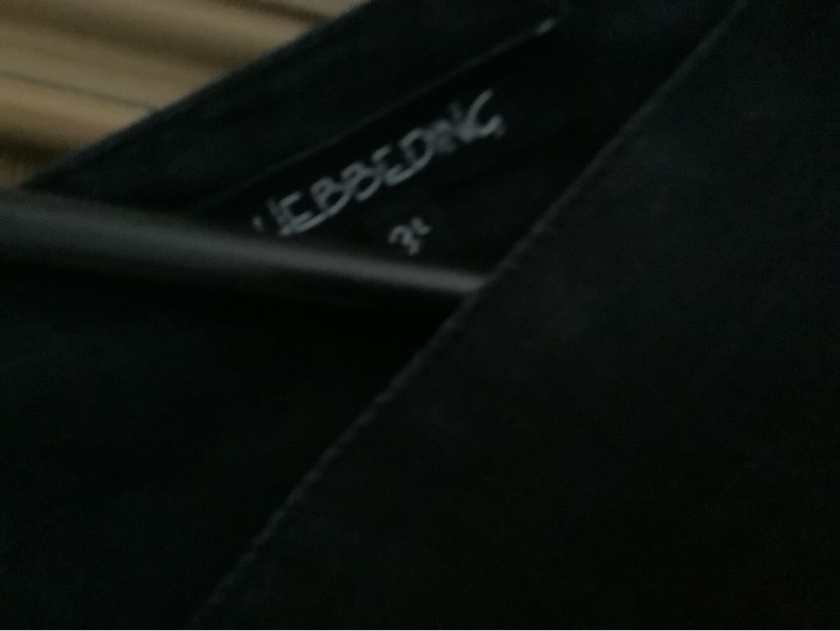 Vestiti: Schwarzes Leinenkleid mit Schlitz vorne und hinten – Usato da Buch SH venduto da bri_hpp2 1