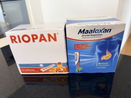 Riopan und Maaloxan (geöffnet, nicht abgelaufen)