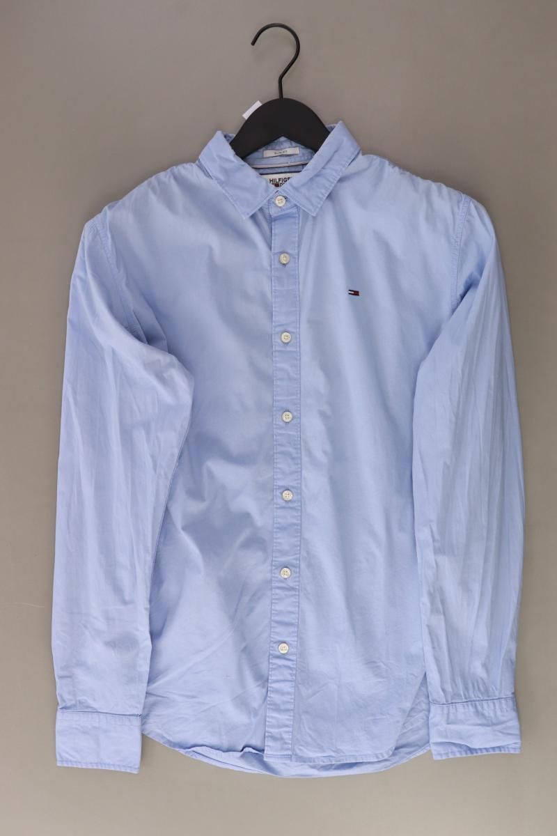 Camicie: Hilfiger Denim Langarmhemd Gr. M blau – Usato da Neustadt an der Waldnaab venduto da SecondLifeFashion