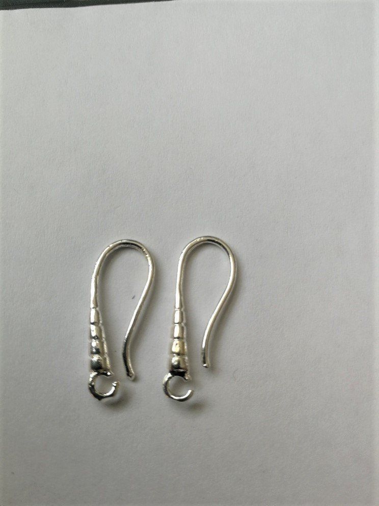 Orecchini pendenti & Orecchini a lobo: Ohrhaken Ohrringe versilbert 20mm – Nuovo (secondo la descrizione) da Alpnachstad venduto da perlengaby 1