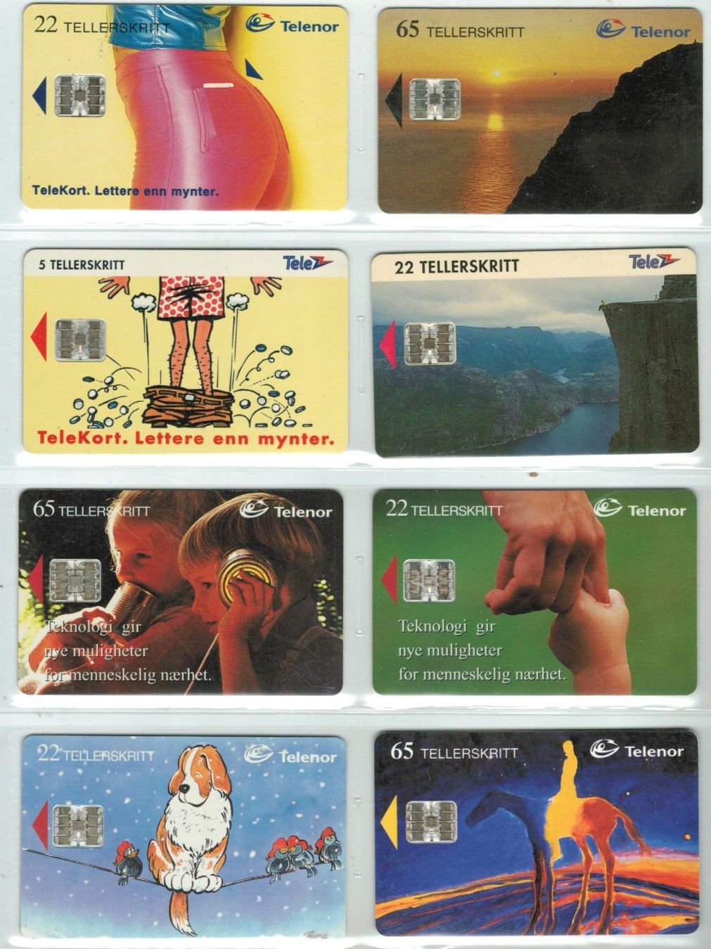 Cartes de téléphone: 8 Telefonkarten Norwegen – D'occasion à Zürich par Tolima194