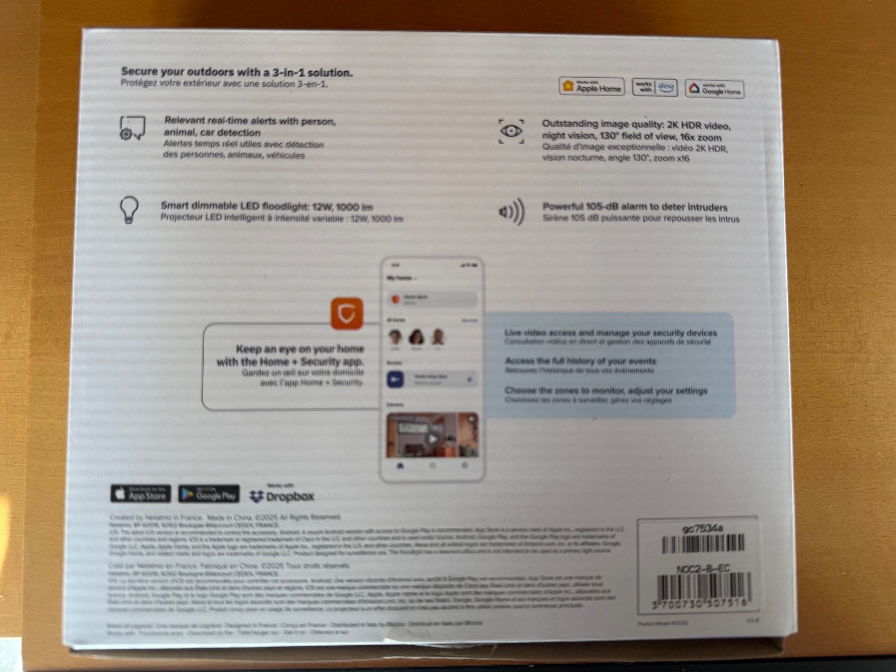 Alarmanlagen: Caméra extérieure Netatmo animaux humain éclairage, neuve – Neu und originalverpackt aus Orpund von mcz_5fcb 2