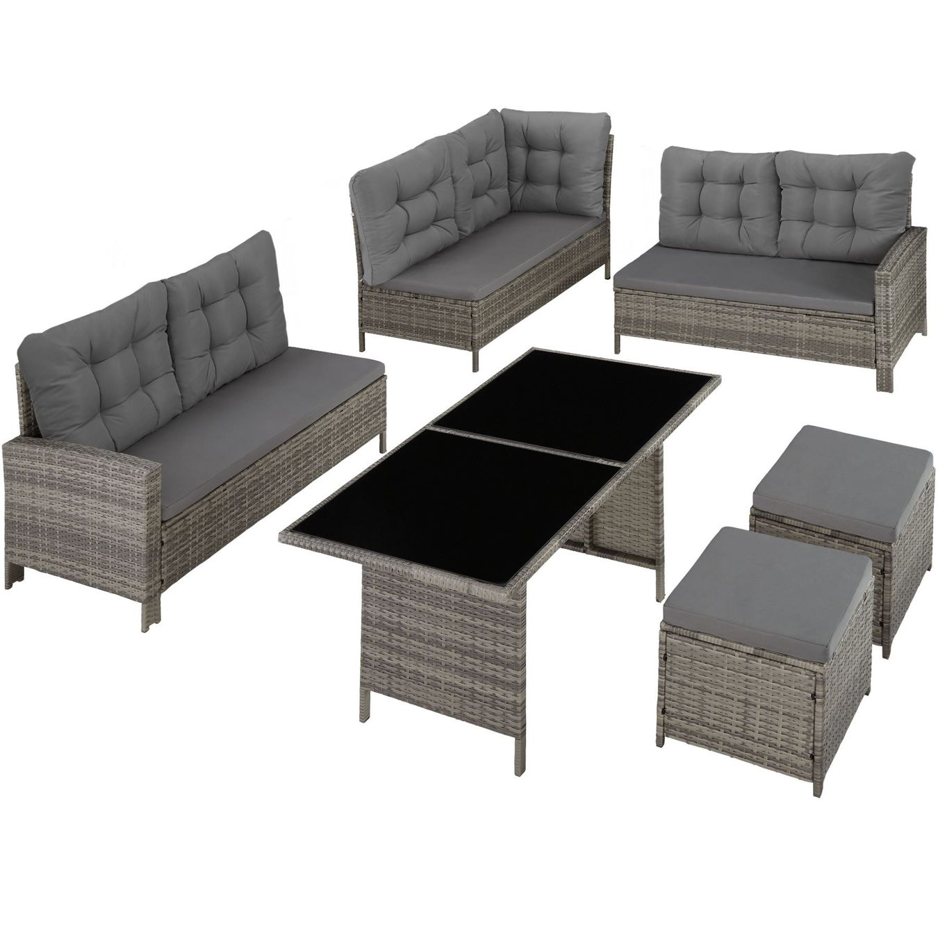 Set di tavolo e panche: Rattan Lounge Barletta – Nuovo (secondo la descrizione) da Murten venduto da Roland.Kemmer.AG 6
