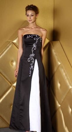 Abendkleid Ballkleid Satin 36/38, 48/50 - AUSVERKAUF!!!