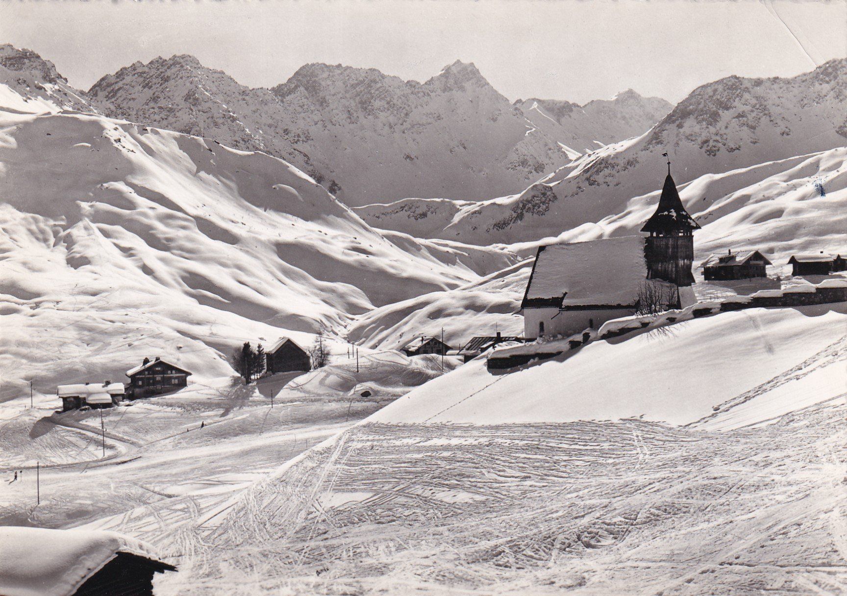 Cartes postales: Arosa Bergkirchli 1960 – D'occasion à Cormoret par Pascalll2001