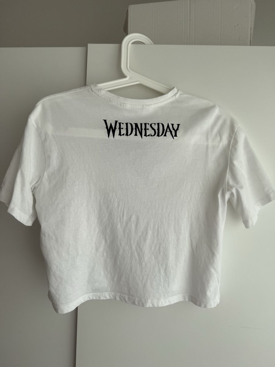 H&M Hemden, T-Shirts & Polos: Wednesday Addams Top Grösse 158/164 – Gebraucht aus Pfaffnau von Liz6264 3