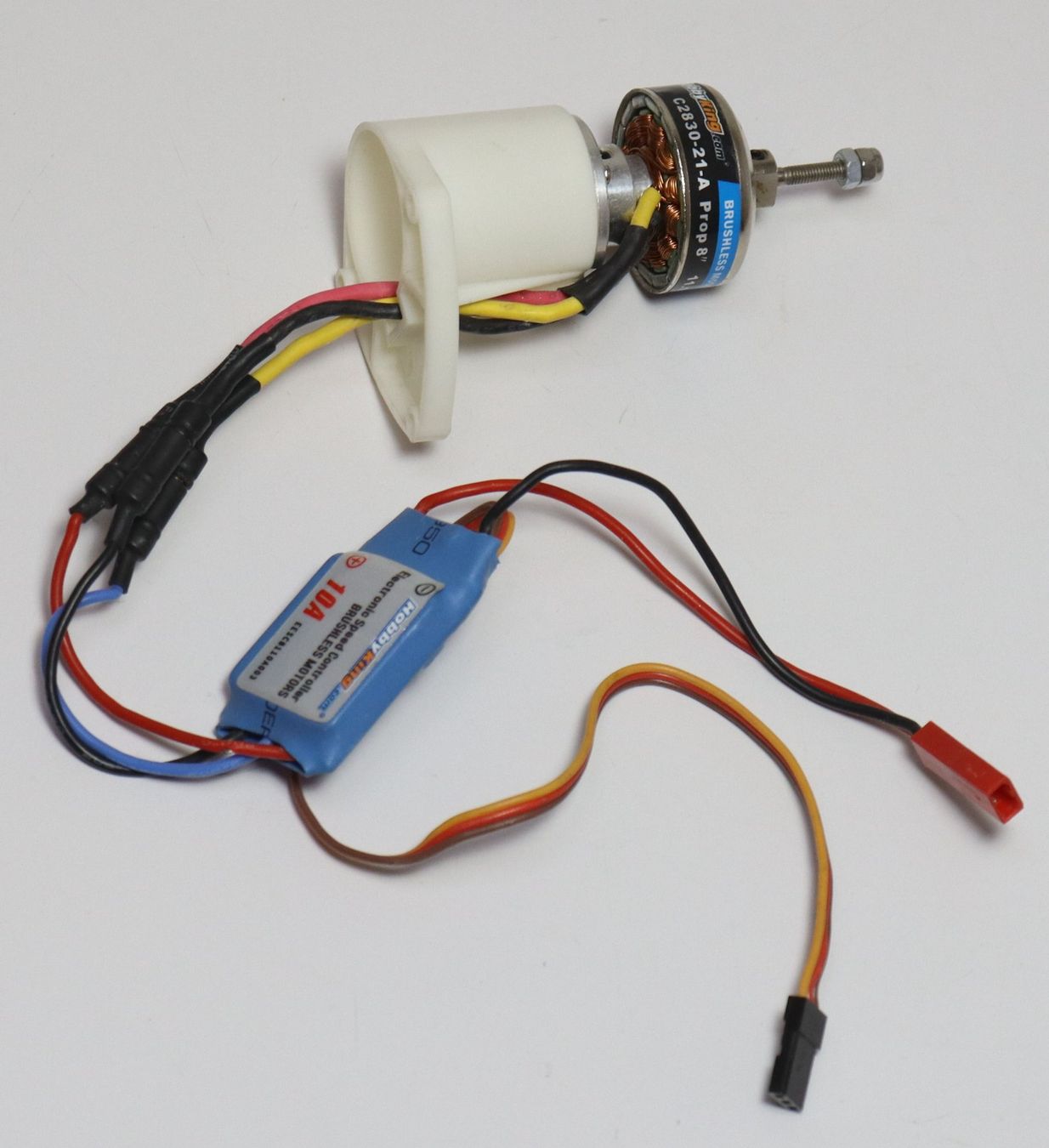 RC Modellbau: Hobbyking C2830-21-A Brushless Antriebsset mit 10A Regler – Gebraucht aus Frick von volvo850driver