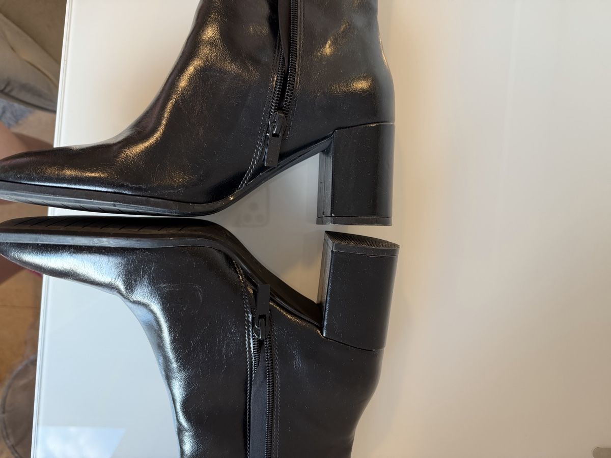 Pull&Bear Damenschuhe: PULL&BEAR Absatzstiefeletten schwarz Gr.38 – Gebraucht aus Wohlen, AG von sce_2ynh 5