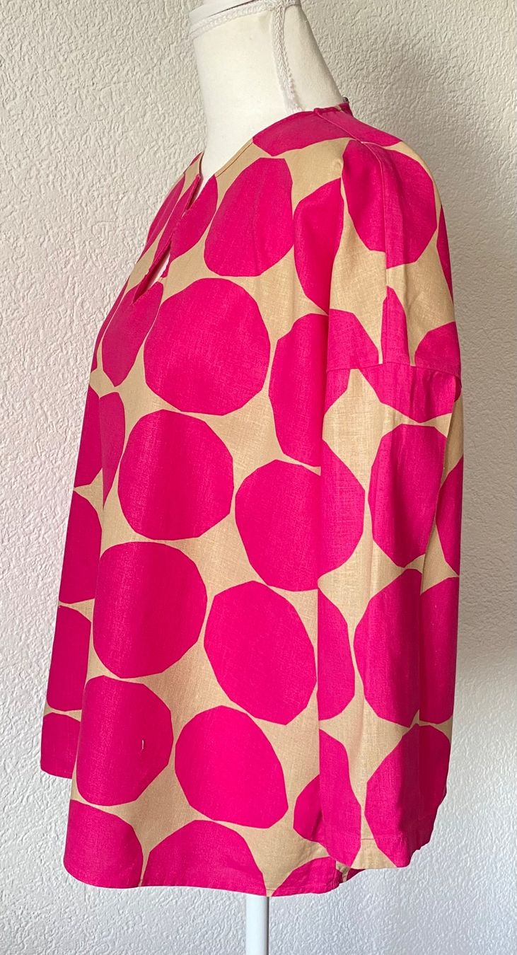 Marimekko Camicette: Marimekko Bluse aus Leinen/Baumwolle Grösse M – Usato da Oberwil BL venduto da Leni-Mischi 2