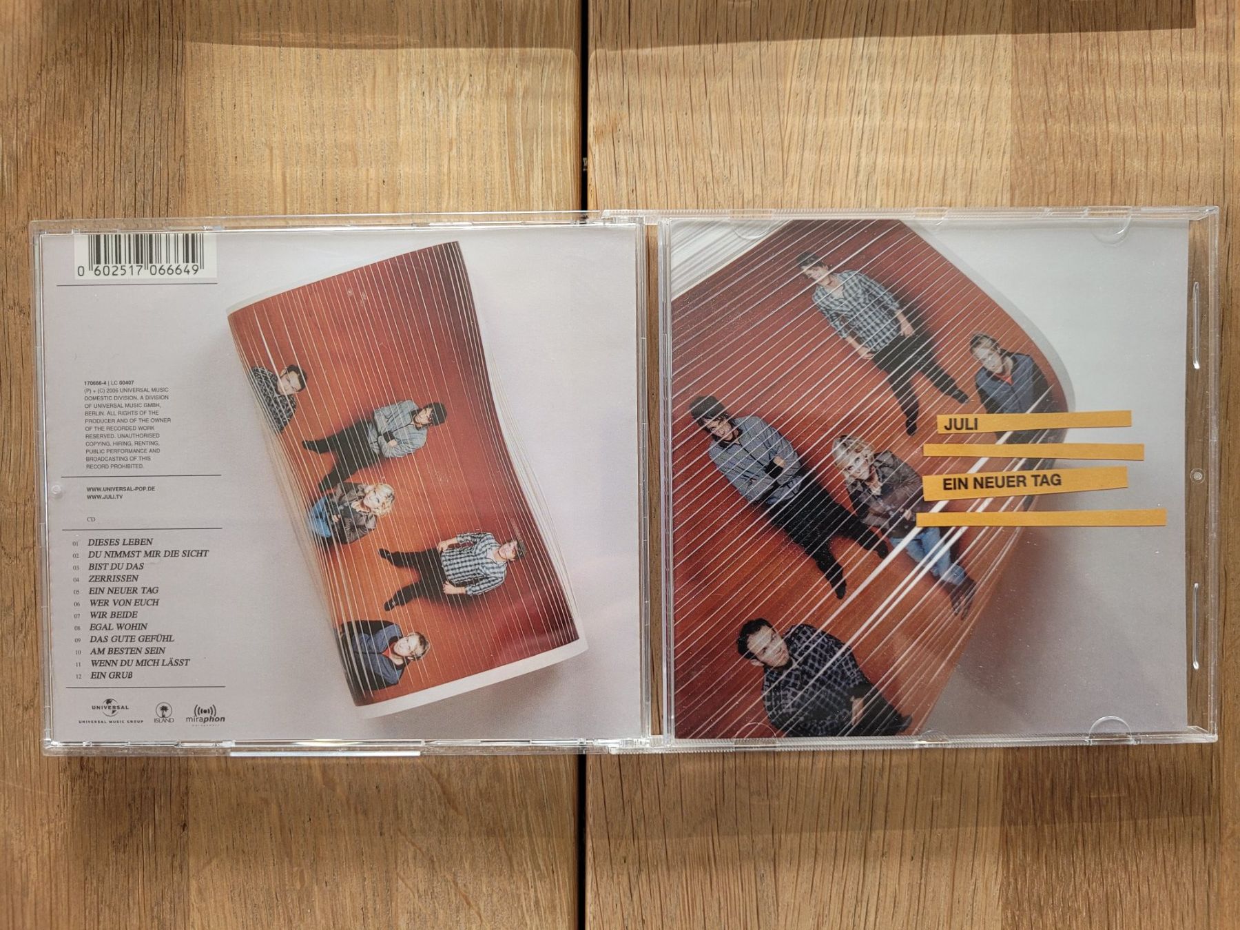 CD: CD Juli - Ein Neuer Tag, 2006 – Usato da Nebikon venduto da Harley-Davidson01
