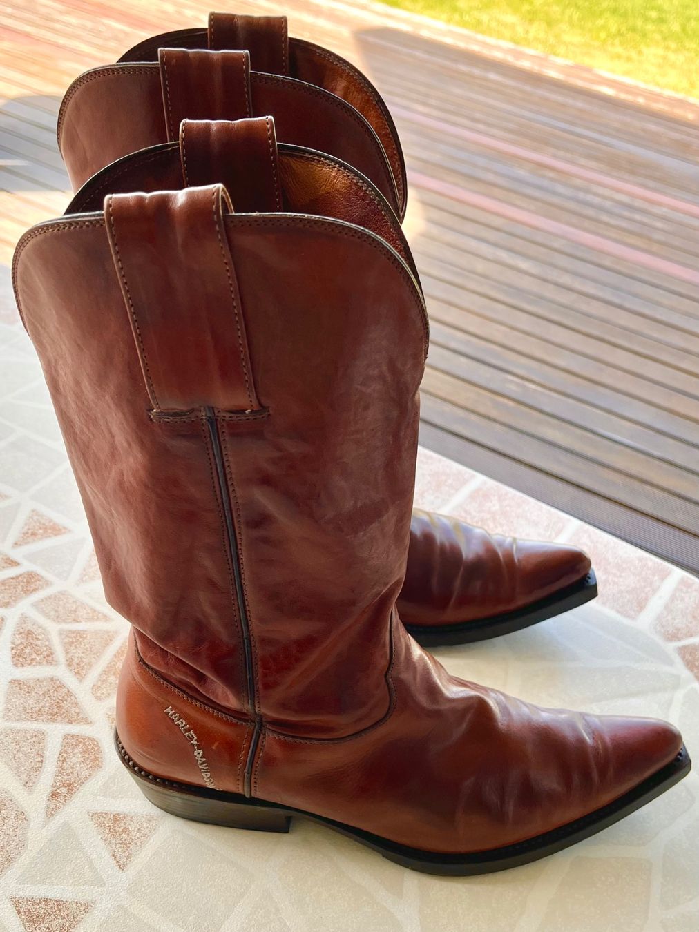 Chaussures hommes: Harley Davidson Stiefel Gr. 42 – D'occasion à Hitzkirch par Pe3 5