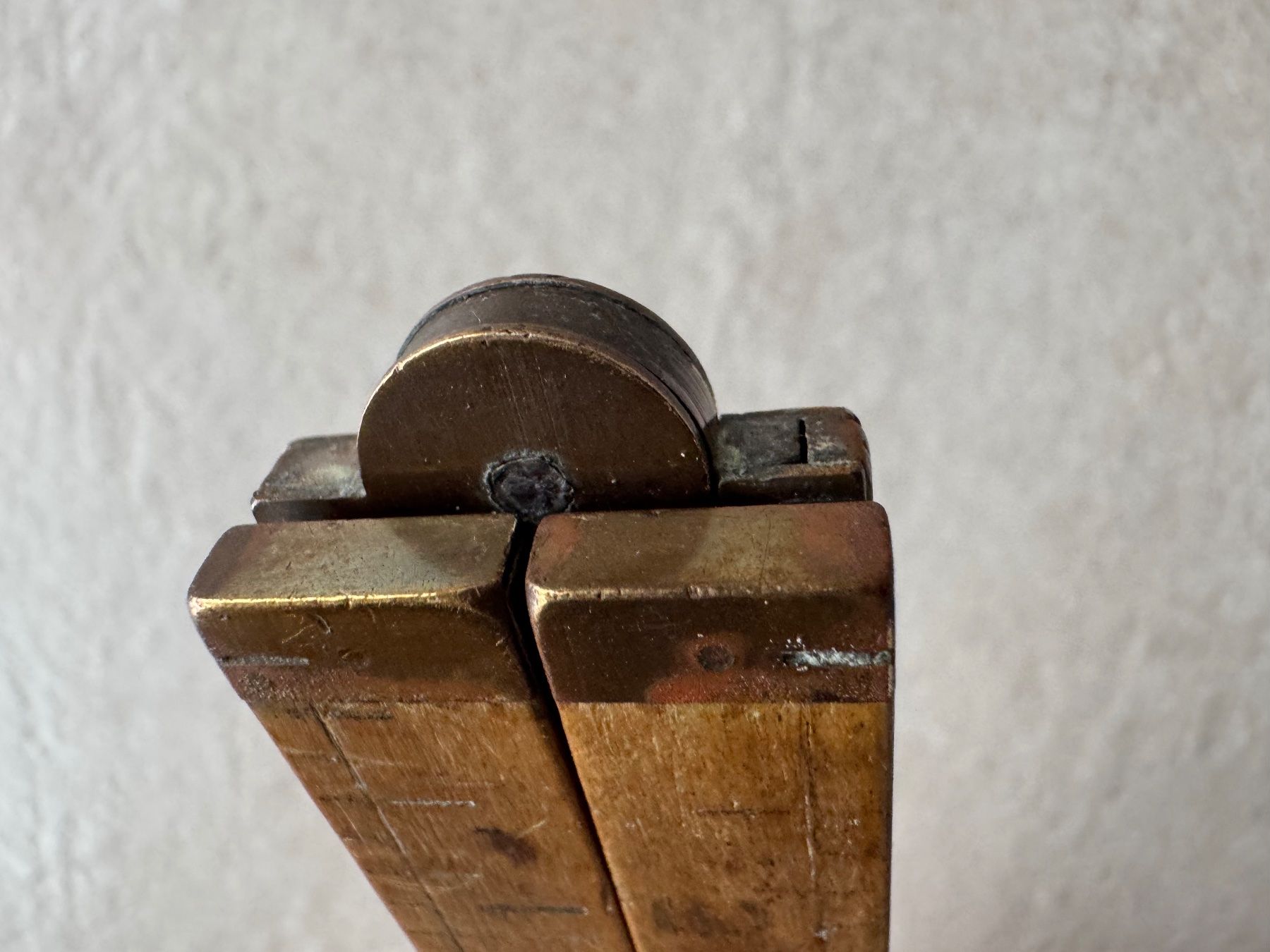 Alle Werkzeuge: Seltener LUFKIN Buchsbaum & Messing Gliedermassstab Nr. 3851 – Gebraucht aus Binningen von Chaussie 8