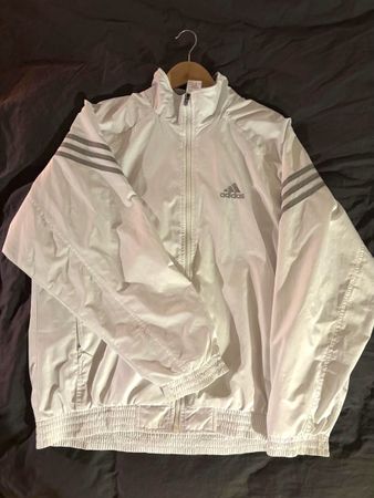 Veste adidas blanche taille L