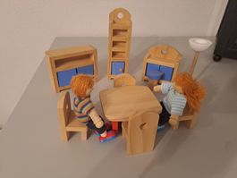 Holz-Puppenhausmöbel Set,  Top Zustand