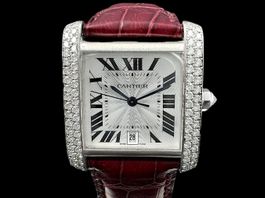 Cartier Tank Francaise Diamanten 18k Automatic 28mm *U1250