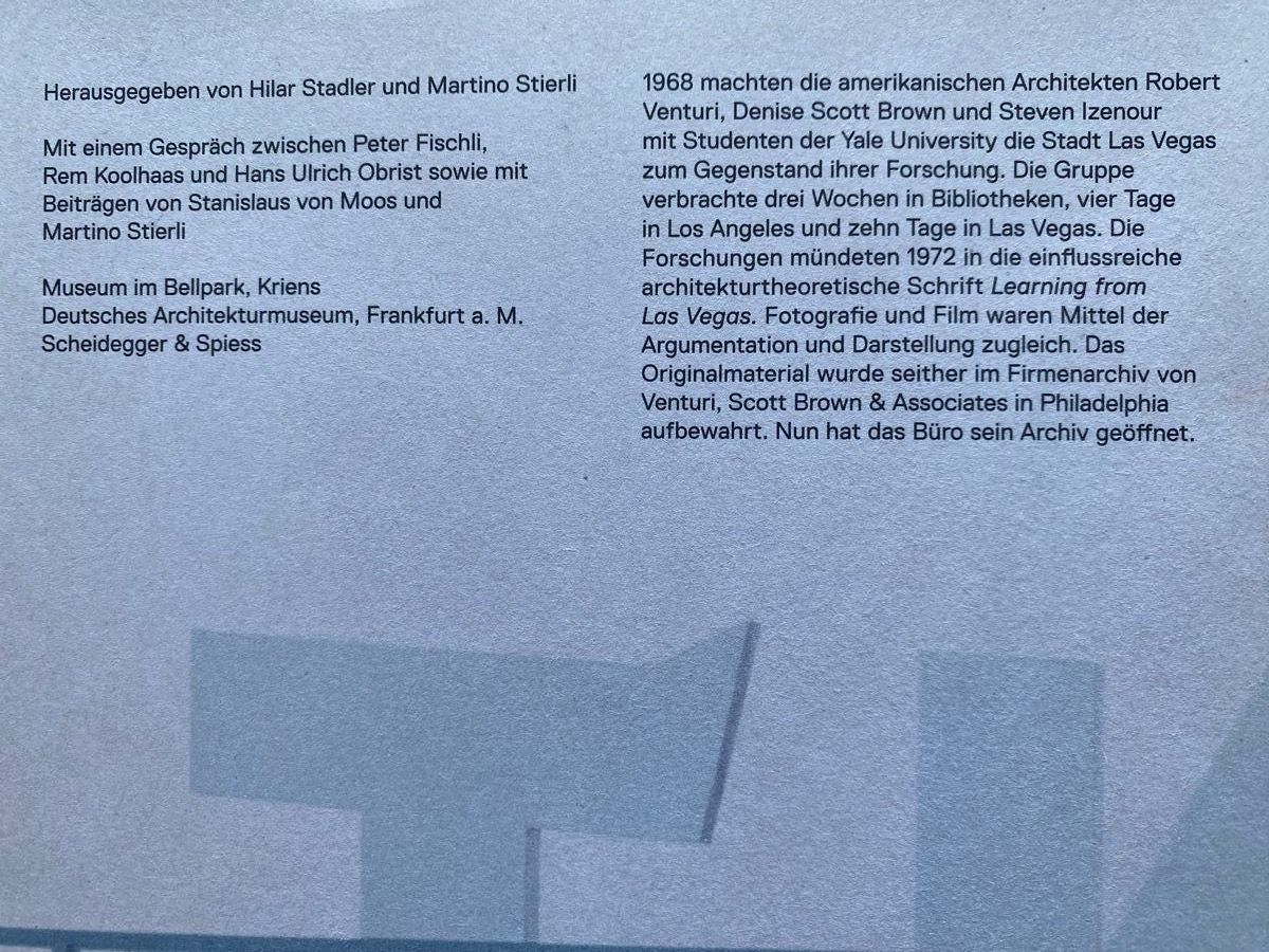 Bücher: Architektur LAS VEGAS STUDIO   BROWN VENTURI – Gebraucht aus Zürich von lesgarcons 7
