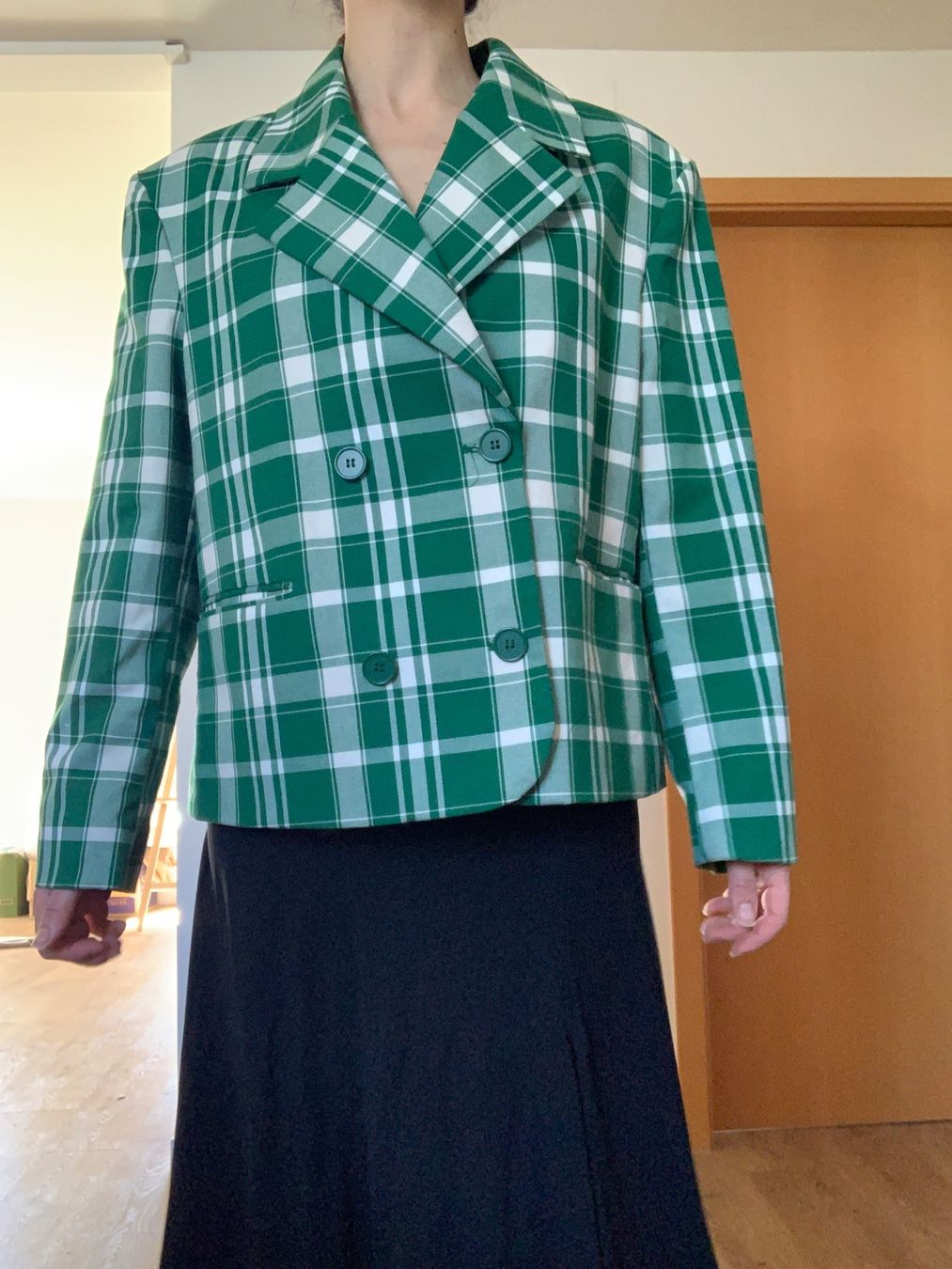 Monki Giacche: Veste à carreaux oversize Monki – Nuovo (secondo la descrizione) da Genève venduto da vic_s9c5 7