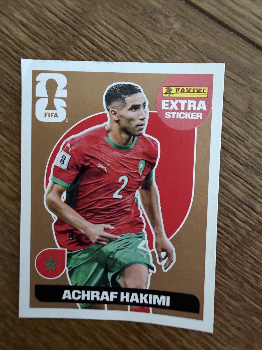 Panini Cartes à collectionner: Panini Extra Sticker Bronze Hakimi – Neuf avec emballage d'origine à Rothenthurm par LaThie