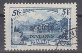 Société des Nation: 5 Fr. - Kat. Nr. 31 - Fr. 150.--