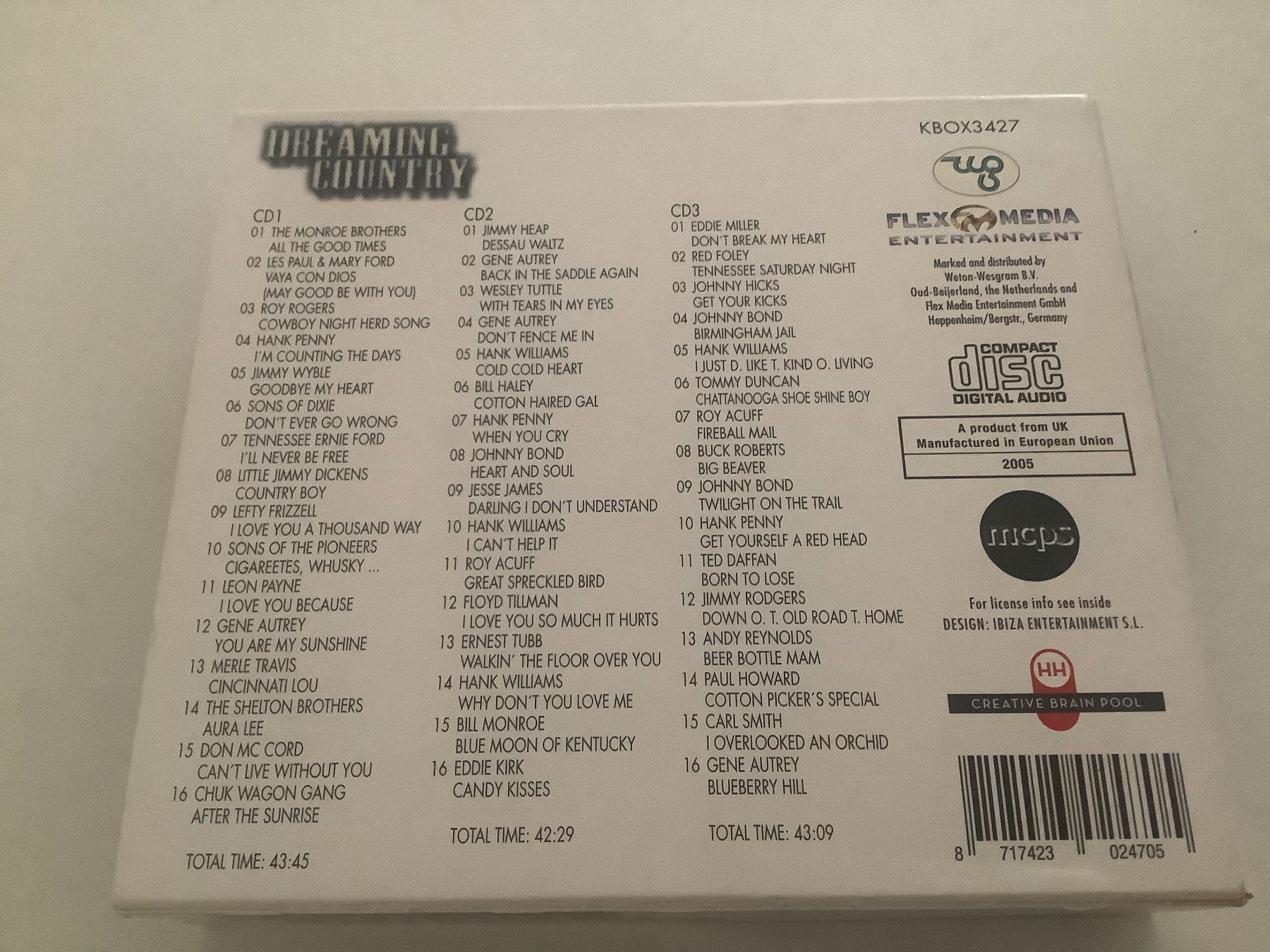 CD: Dreaming Country / 3 CDs – Usato da Dübendorf venduto da Shreck 1