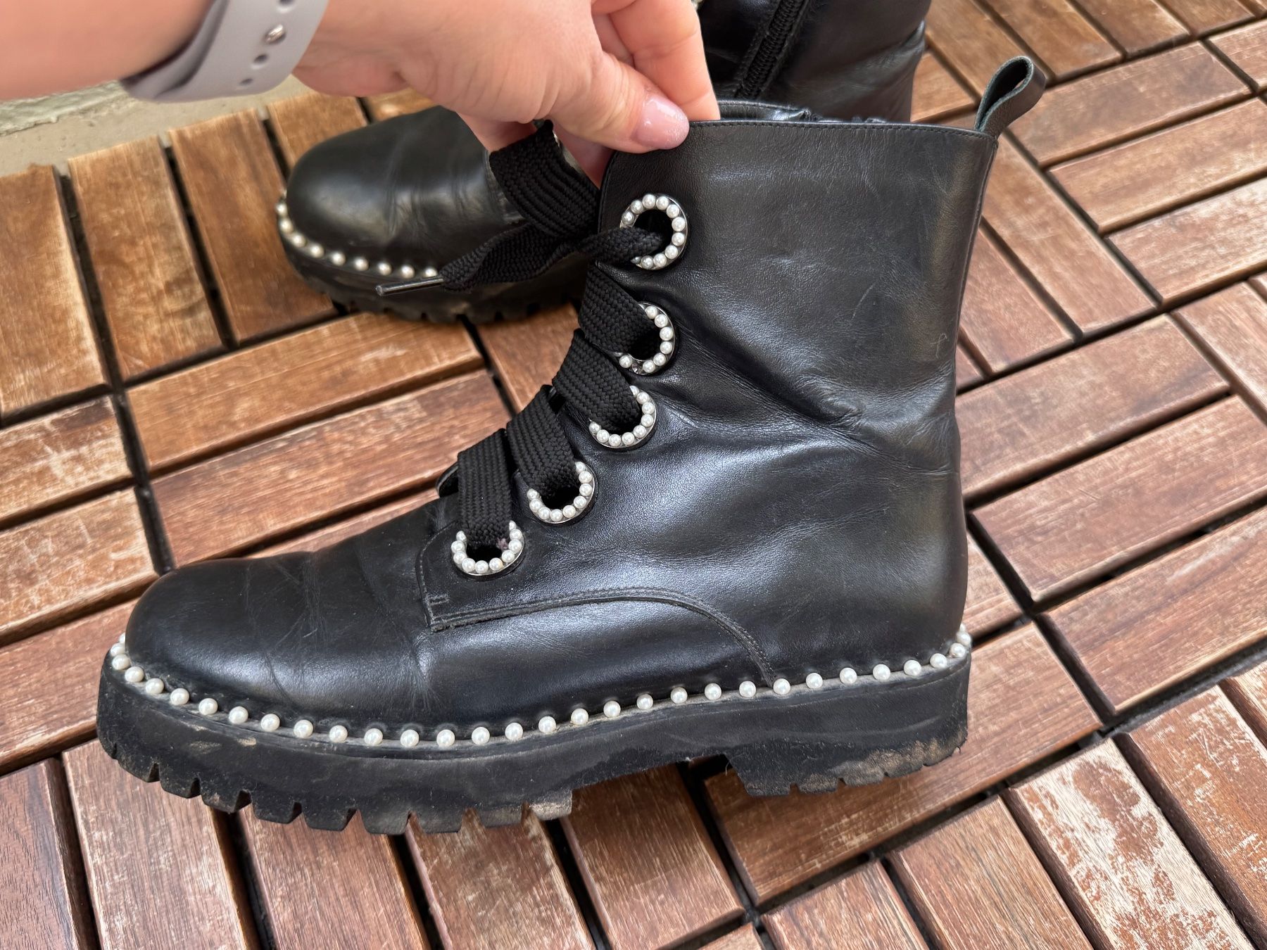 Dune London Damenschuhe: Dune Stiefeletten Gr. 40 (Leder) – Gebraucht aus Jona von Good_luck1_ 1