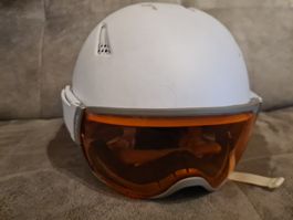 Salomon Mirage Skihelm mit Visier.