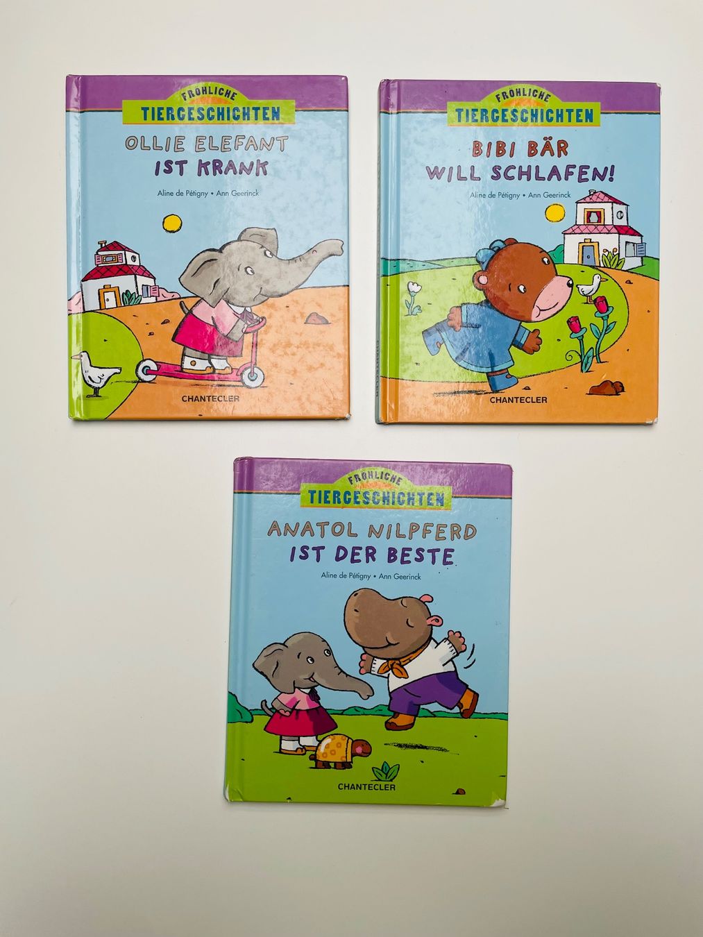 Bücher: Fröhliche Tiergeschichten Kinderbücher, 3er Set – Gebraucht aus Grellingen von dinge
