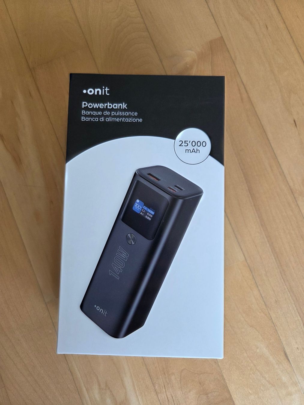 Ladegerät: Powerbank onit, 140W, neu – Neu und originalverpackt aus Landquart von MariaMagna