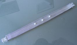 Silber 800 Milanaise Armband Süßwasserperlen 18, 5 cm