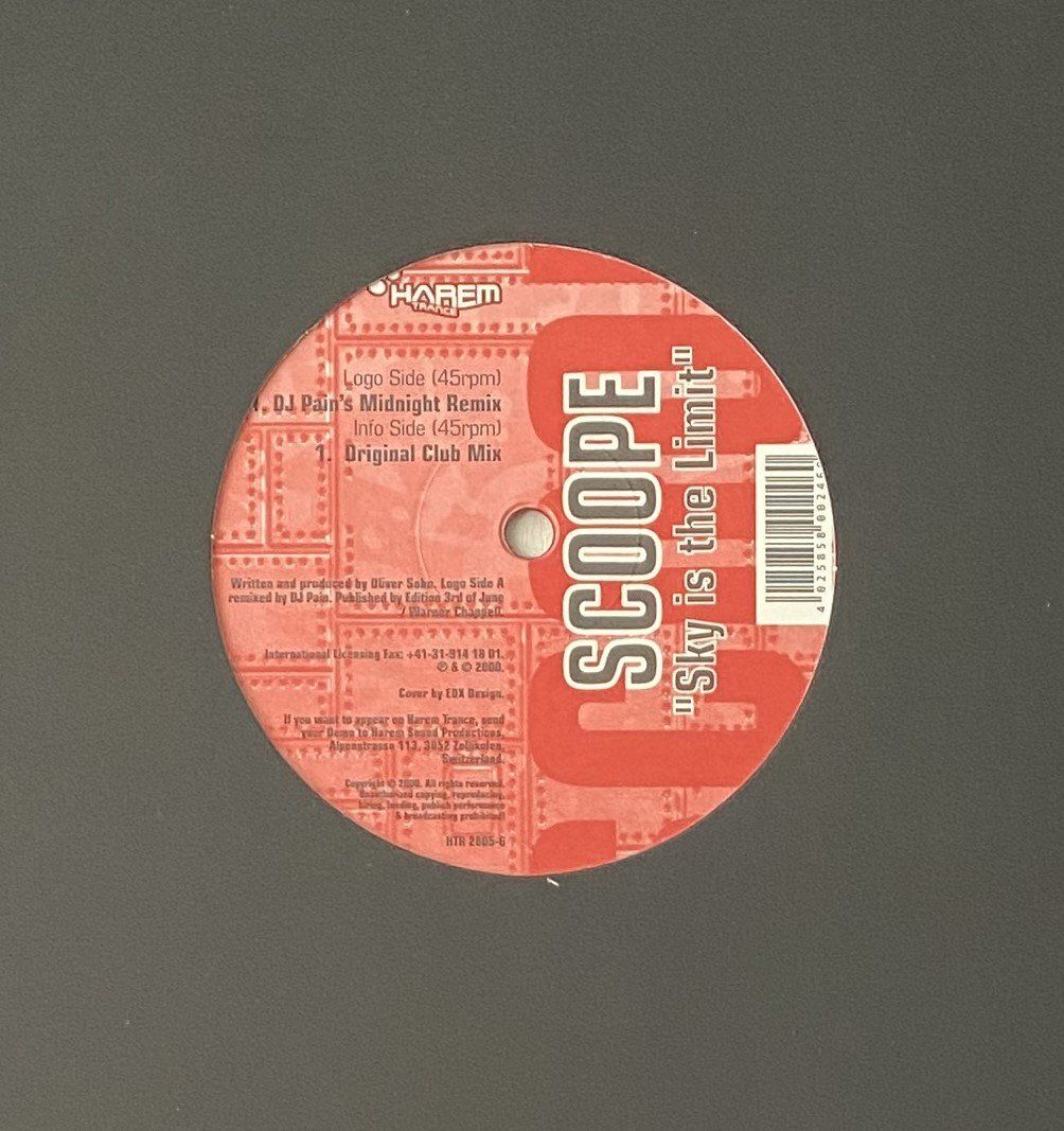 Dischi in vinile: Scoope, Sky Is The Limit (Trance) – Nuovo (secondo la descrizione) da Flums venduto da Empe1 2