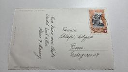 1940 Pro Patria Vollstempel Rütli mit Ansichtskarte