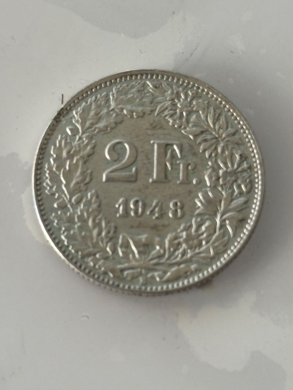Tutti le monete: 2 Franken 1948  Rar – Usato da Wallisellen venduto da SWISS_SILVER1